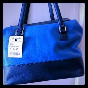 Isaac mizrahi leather handbag